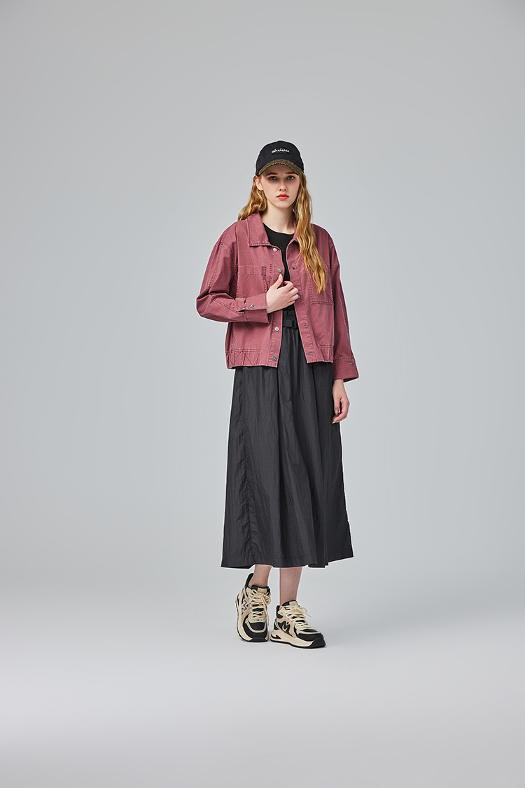 abito異材質拼接連身洋裝