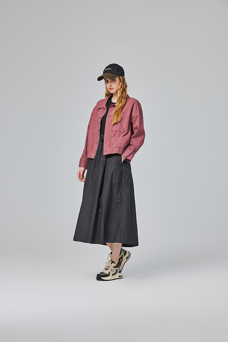 abito異材質拼接連身洋裝