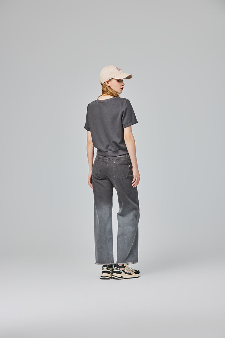 abito休閒棉質V領刺繡套裝