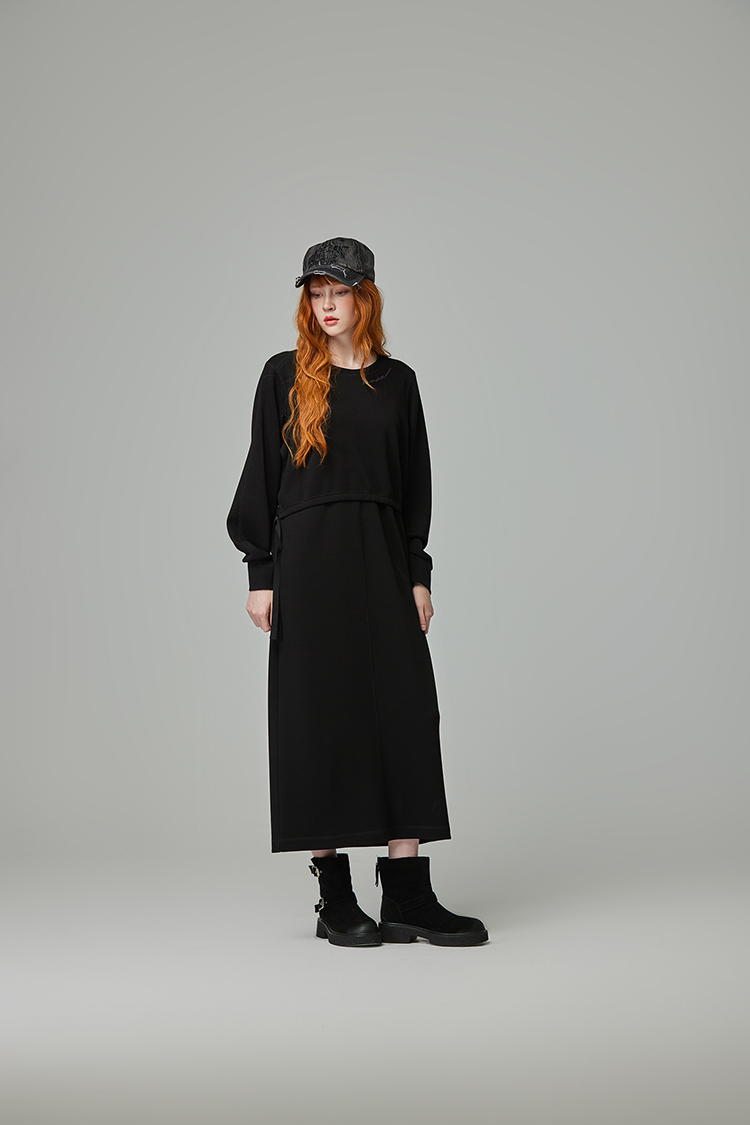 abito休閒刺繡洋裝