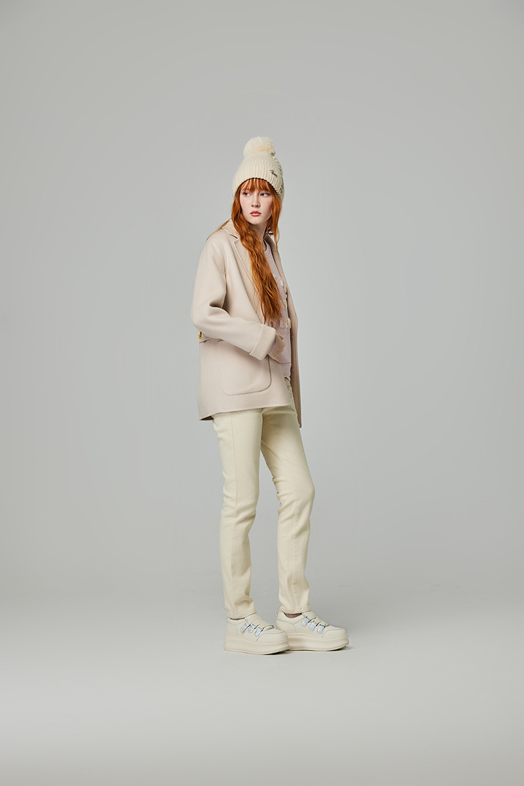 abito簡約質感翻領大衣