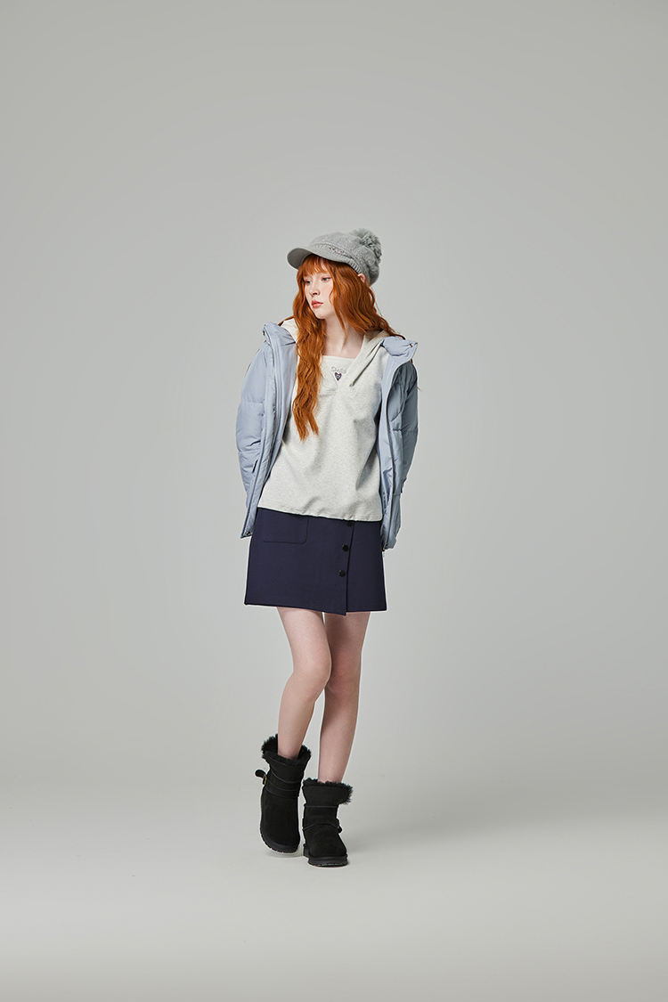 abito愛心羽絨連帽外套