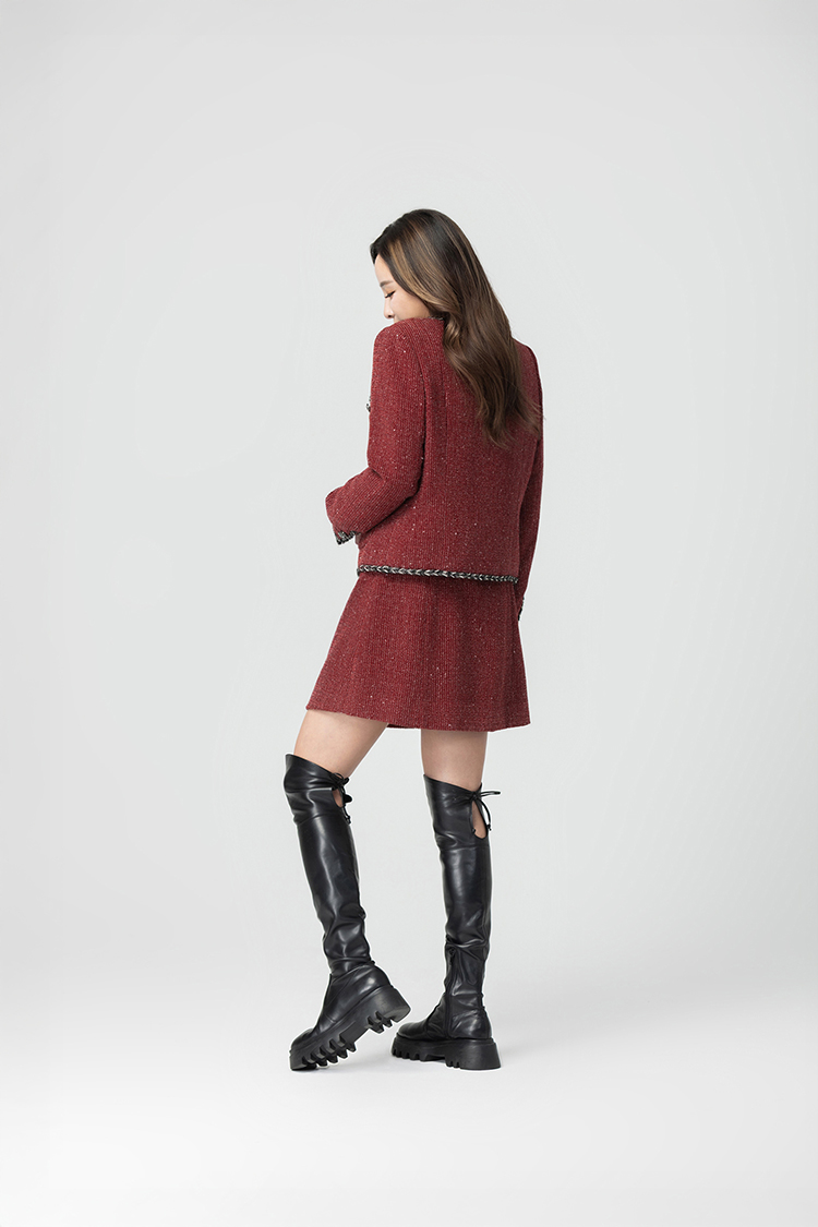 CHANG YU x abito經典金邊雙口袋外套