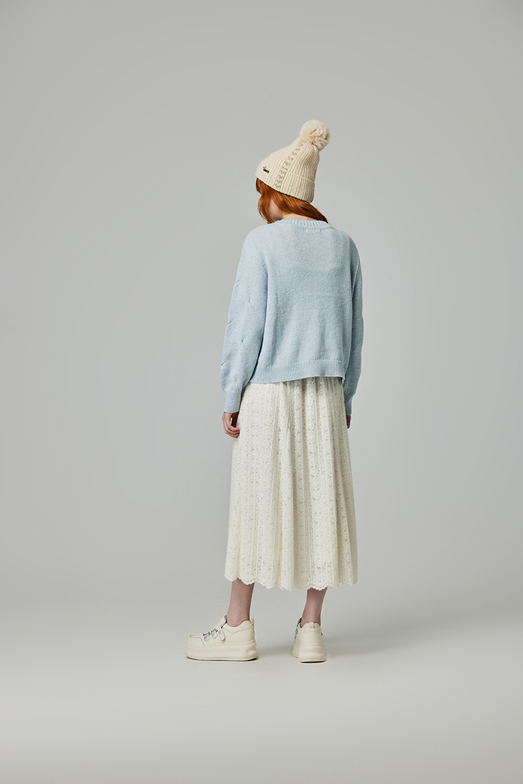 abito立體蝴蝶結針織上衣