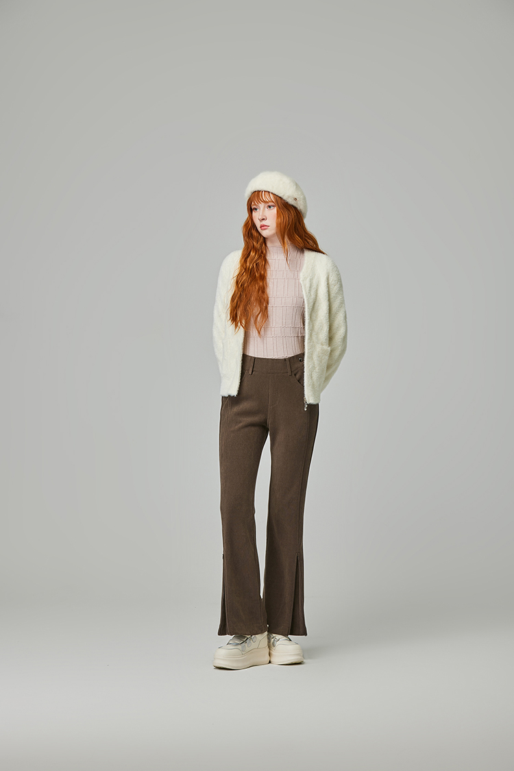 abito保暖絨毛針織外套