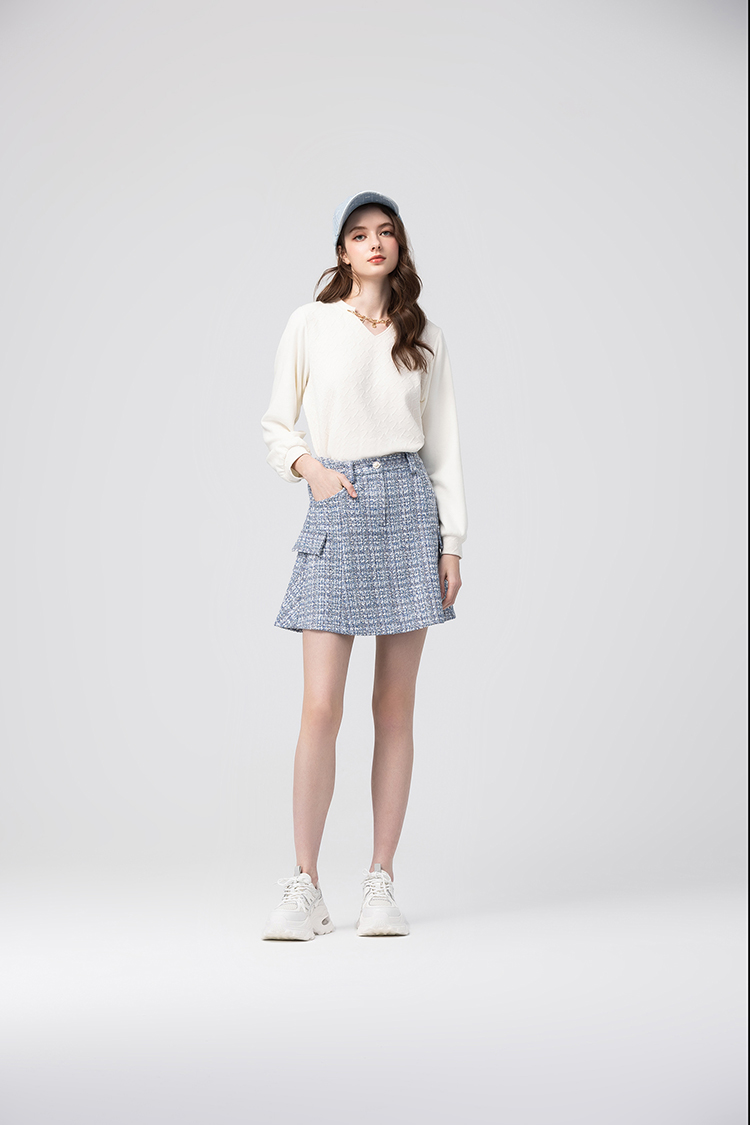 abitoV領愛心緹花上衣