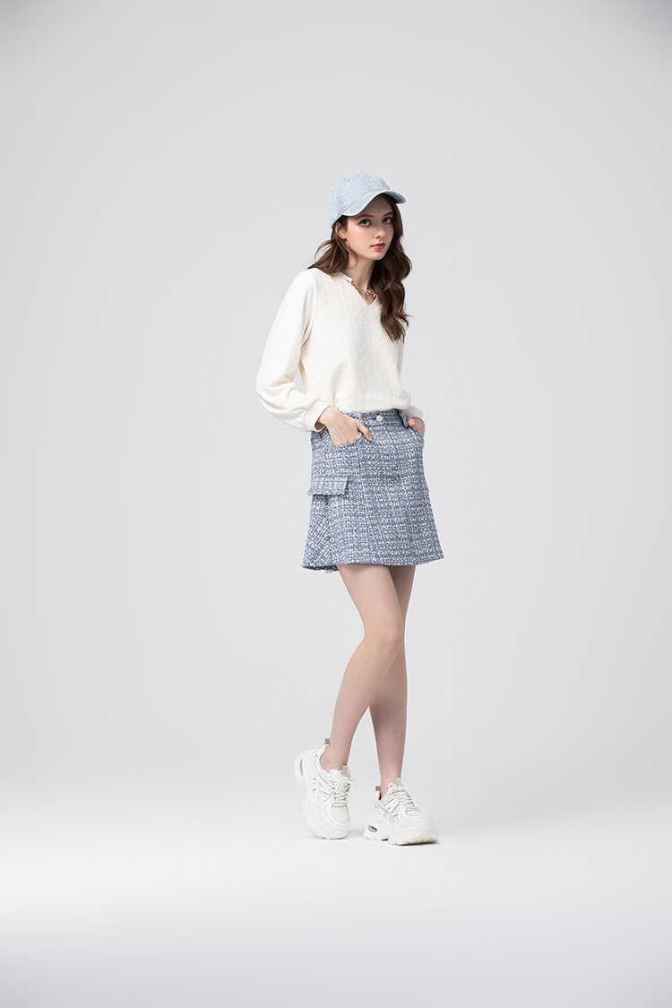 abitoV領愛心緹花上衣