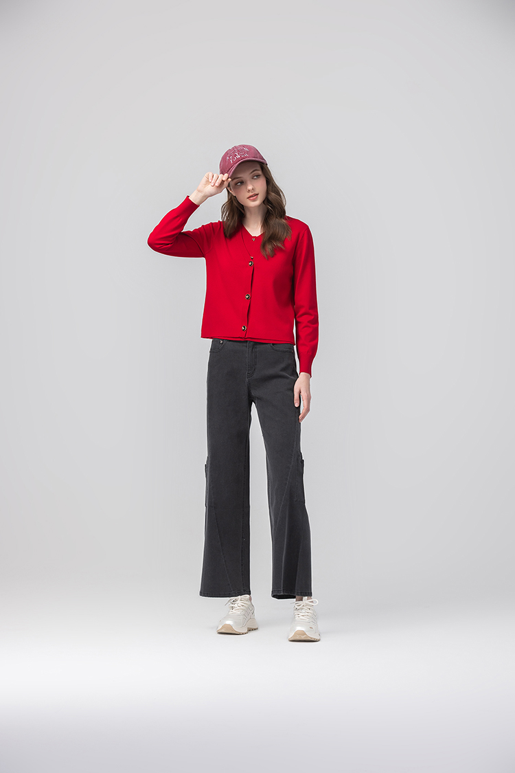 abito工裝口袋造型寬褲