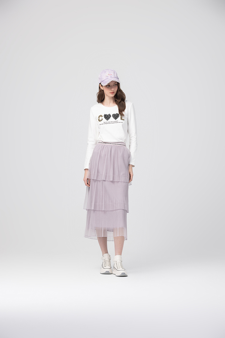 abito氣質網紗長裙