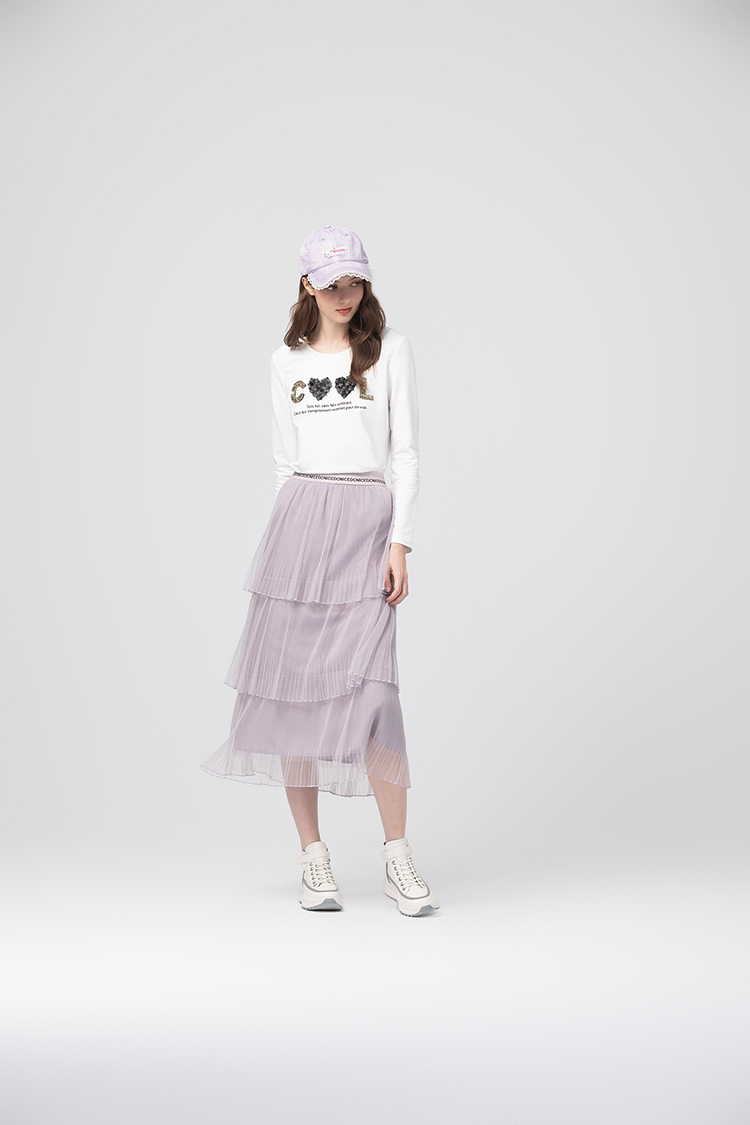 abito氣質網紗長裙