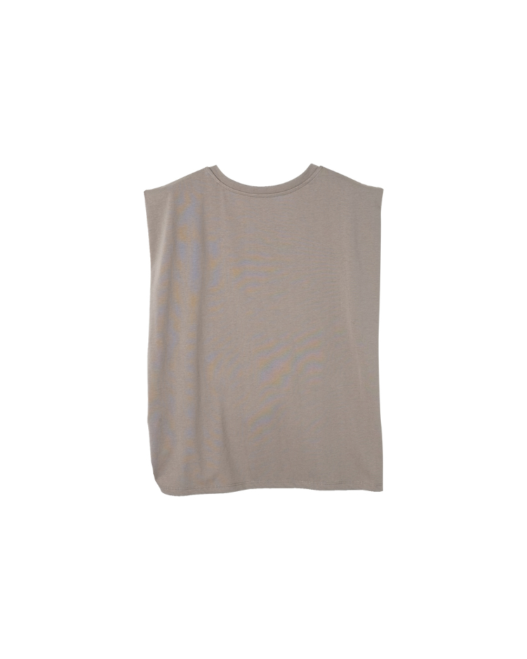 DITA甜酷抓褶開衩背心