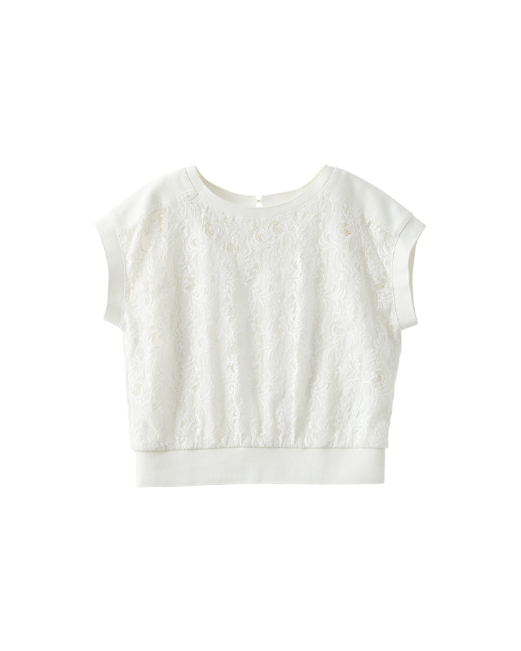 DITA氣質蕾絲拼接背心