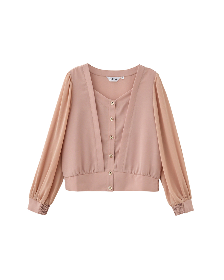 DITA法式氣質方領襯衫