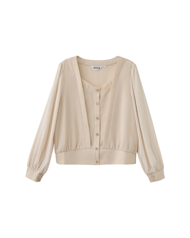 DITA法式氣質方領襯衫