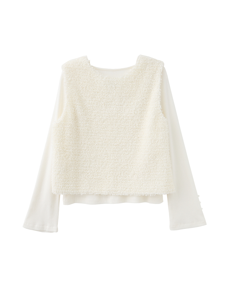 DITA兩件式浪漫花紗背心上衣