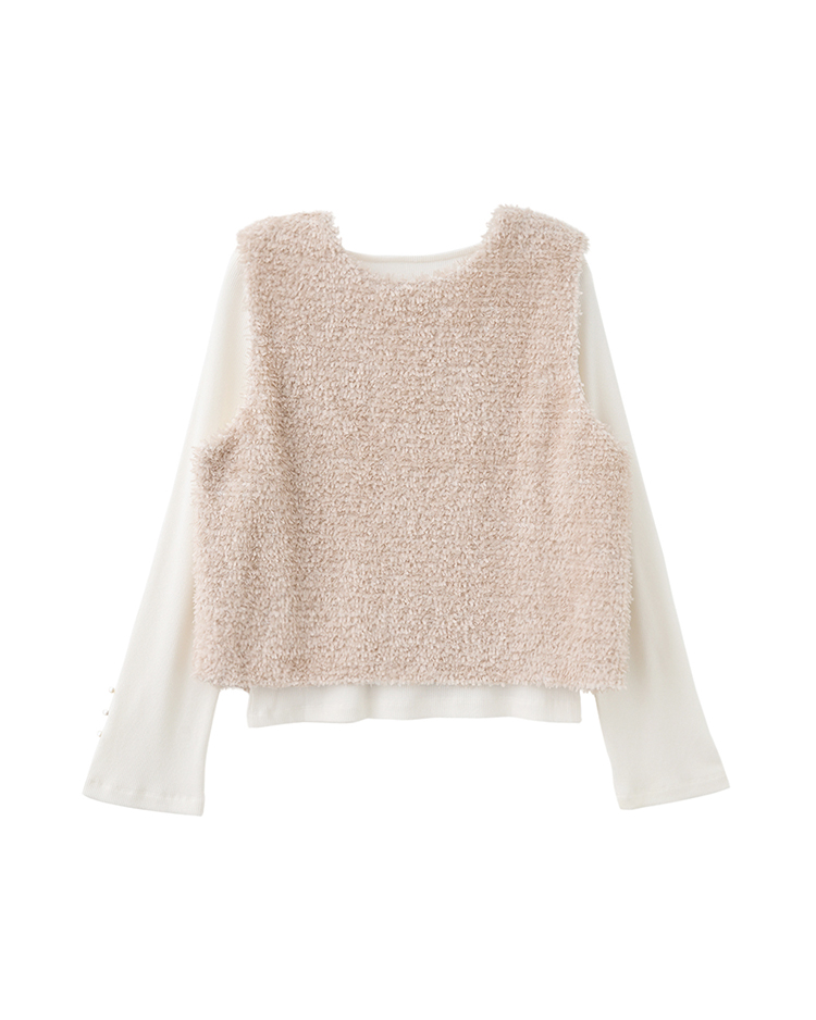 DITA兩件式浪漫花紗背心上衣