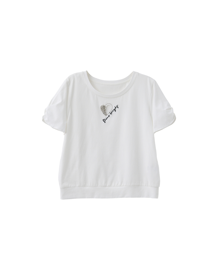 DITA愛心簍空造型T-shirt