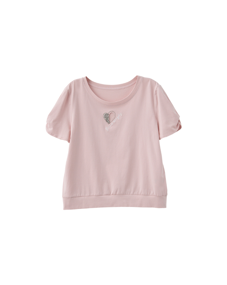 DITA愛心簍空造型T-shirt