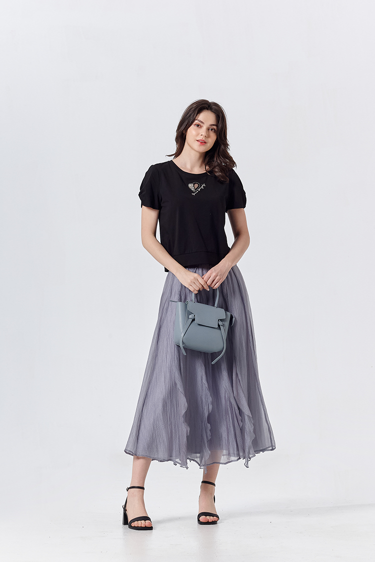 DITA愛心簍空造型T-shirt