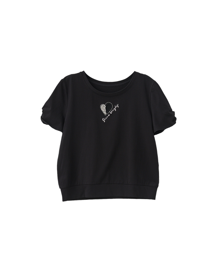 DITA愛心簍空造型T-shirt