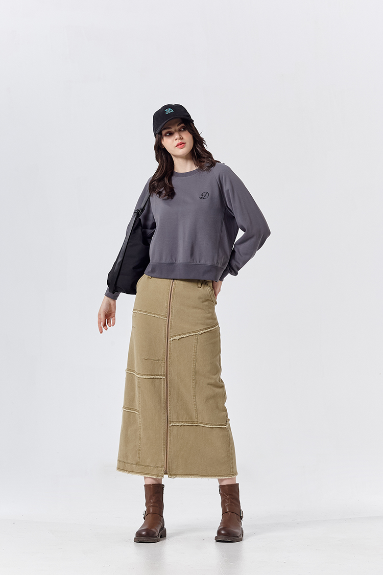 DITA拉克蘭剪接印花上衣