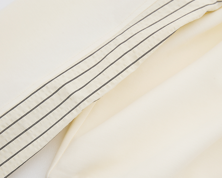 DITA休閒拼接條紋細節衛衣