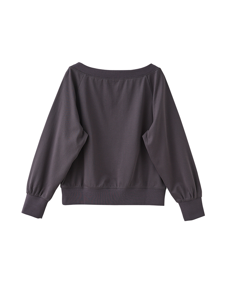 DITA蝴蝶印花寬領上衣