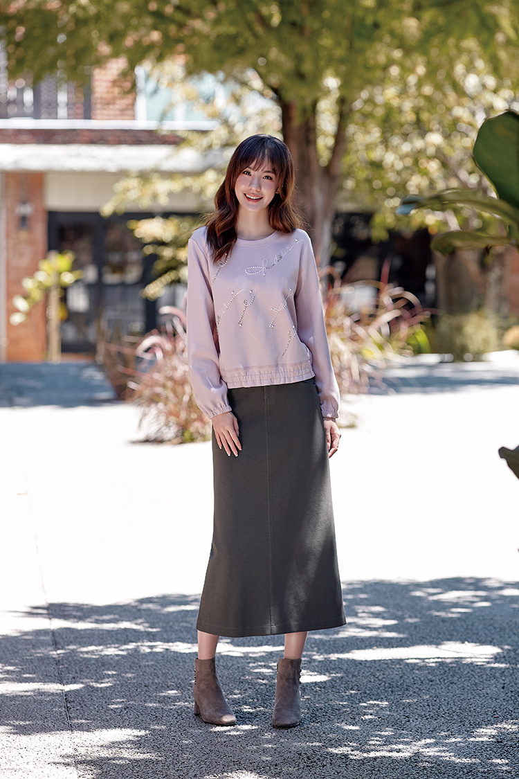 DITA甜甜珍珠刺繡上衣