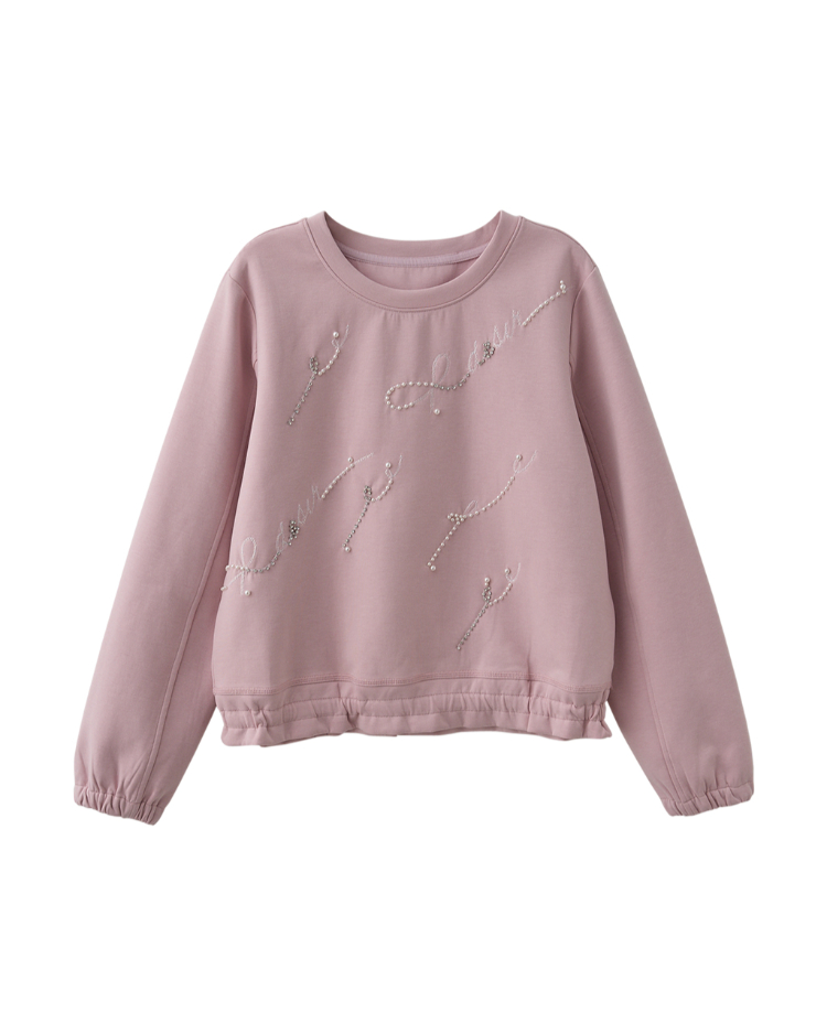 DITA甜甜珍珠刺繡上衣