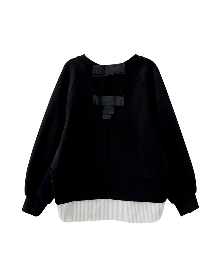 DITA假兩件蝴蝶結衛衣