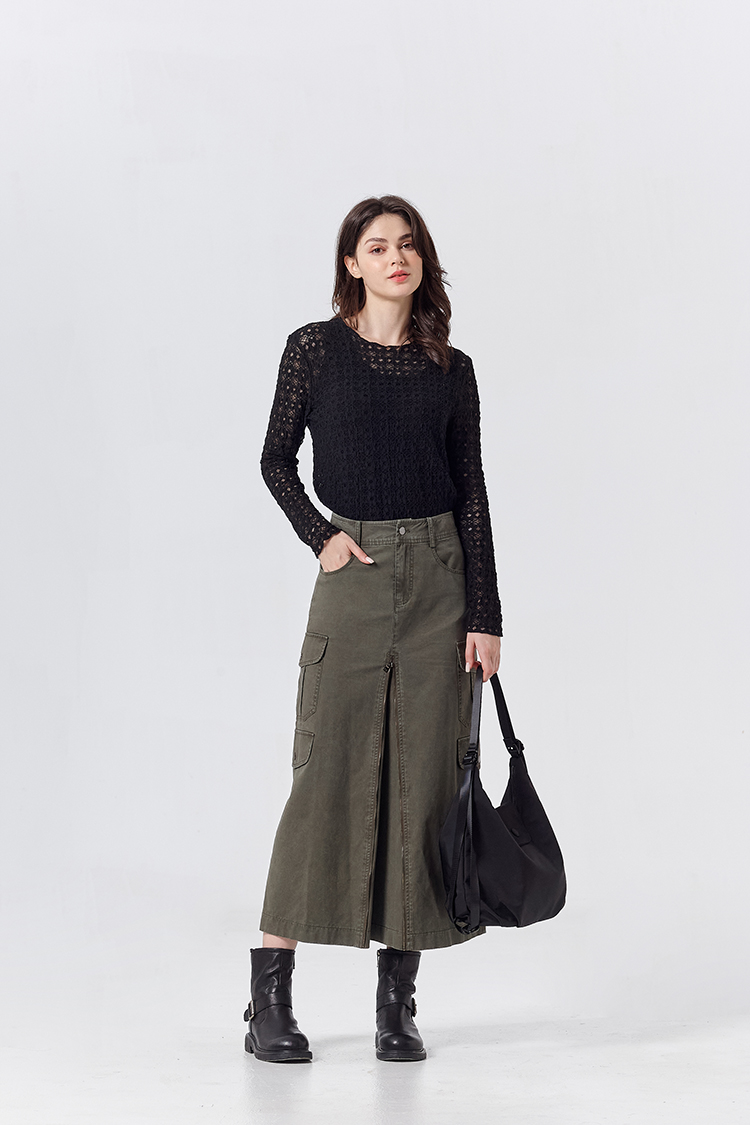 DITA甜美蕾絲修身內搭上衣(附背心)