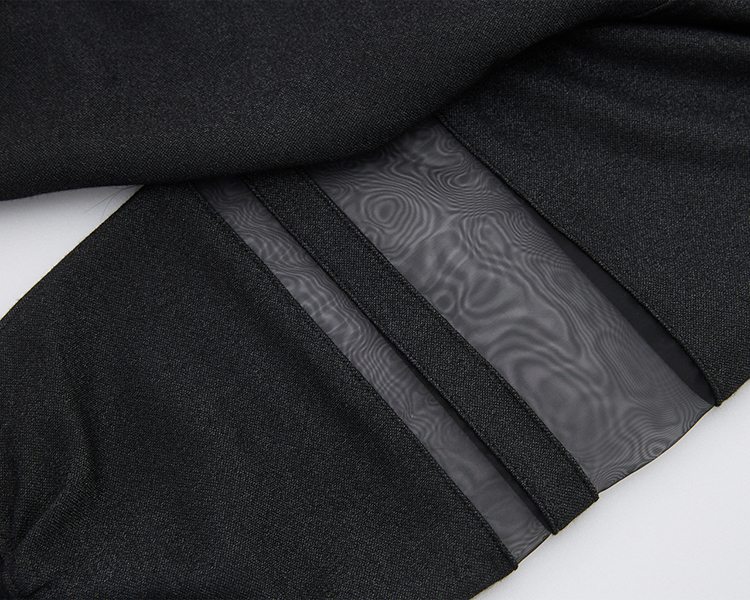 DITA金蔥拉克蘭拼接上衣