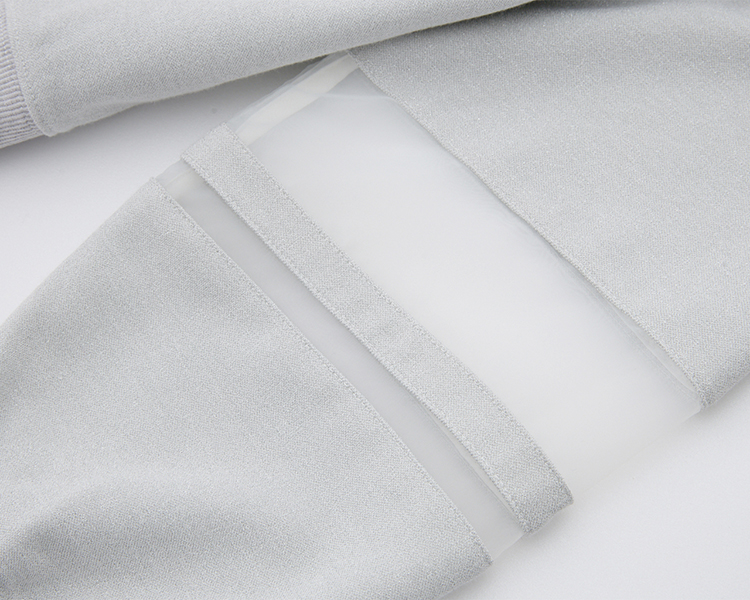 DITA金蔥拉克蘭拼接上衣