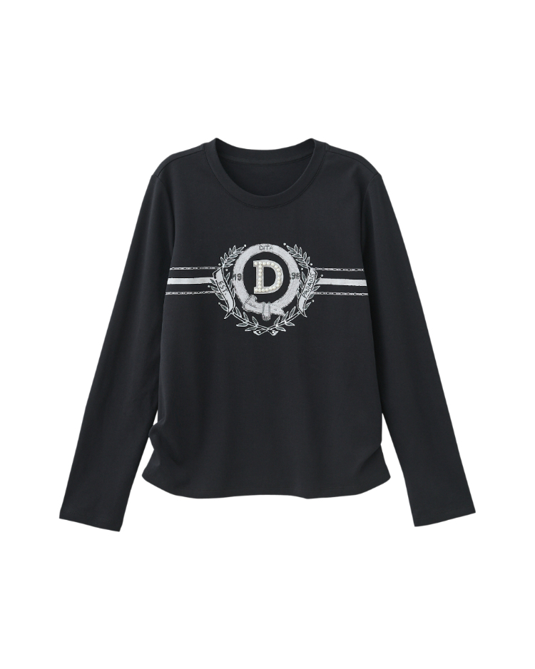 DITA月桂珍珠印花上衣