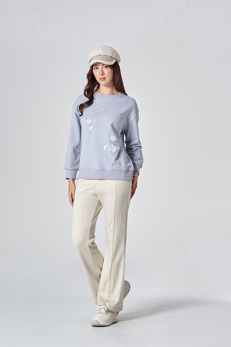 DITA日系繡花寬版上衣