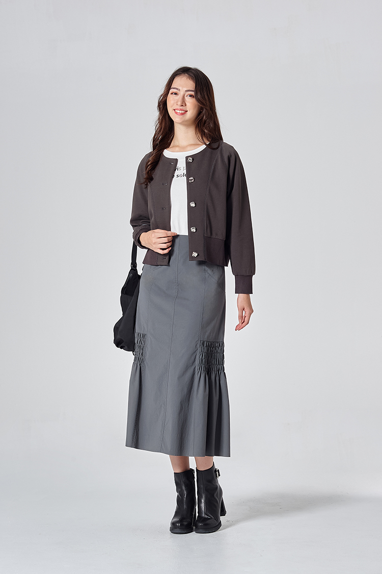 DITA修身簡約長袖上衣