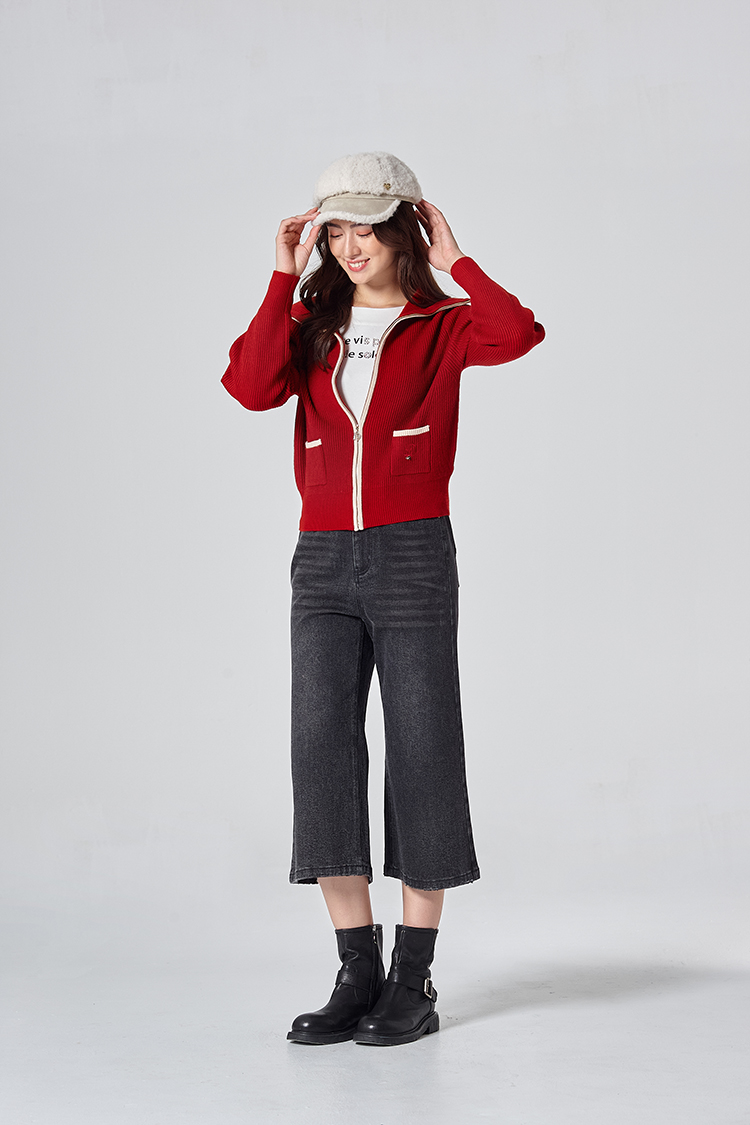 DITA修身簡約長袖上衣