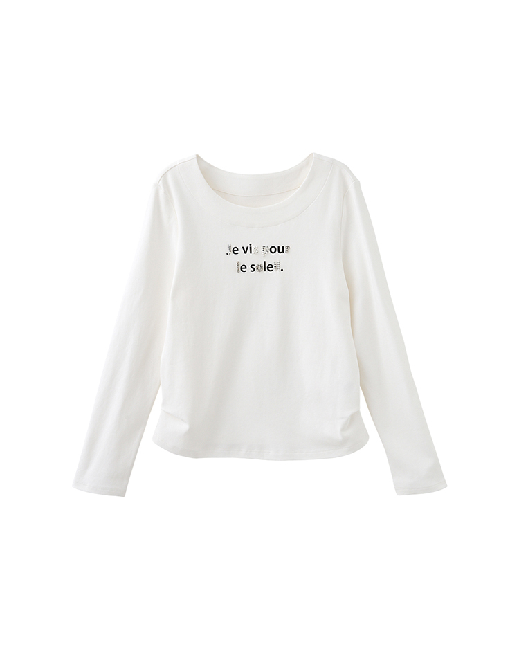 DITA修身簡約長袖上衣