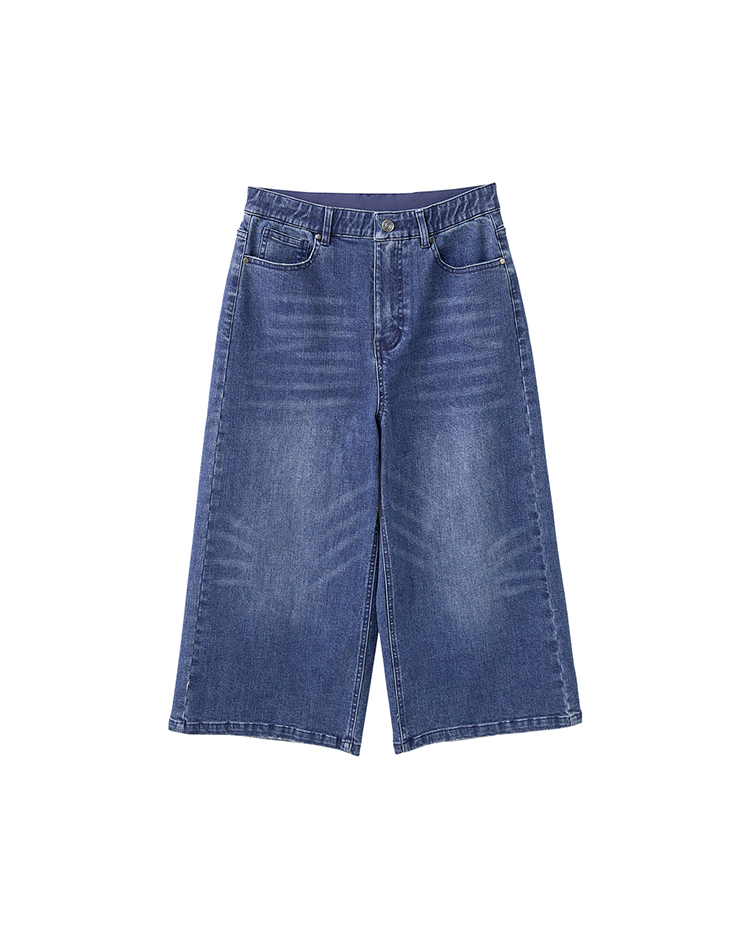 DITA個性七分牛仔寬褲