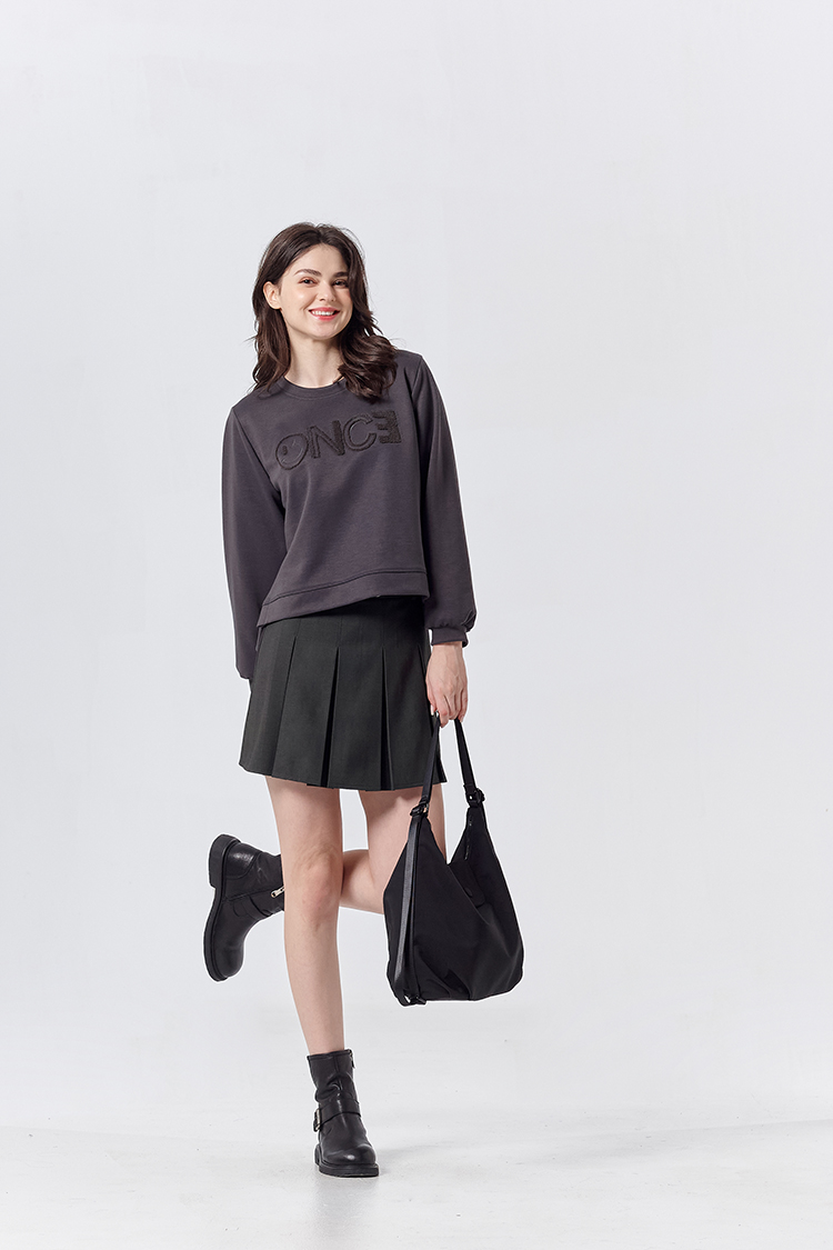 DITA輕正式質感百褶短裙