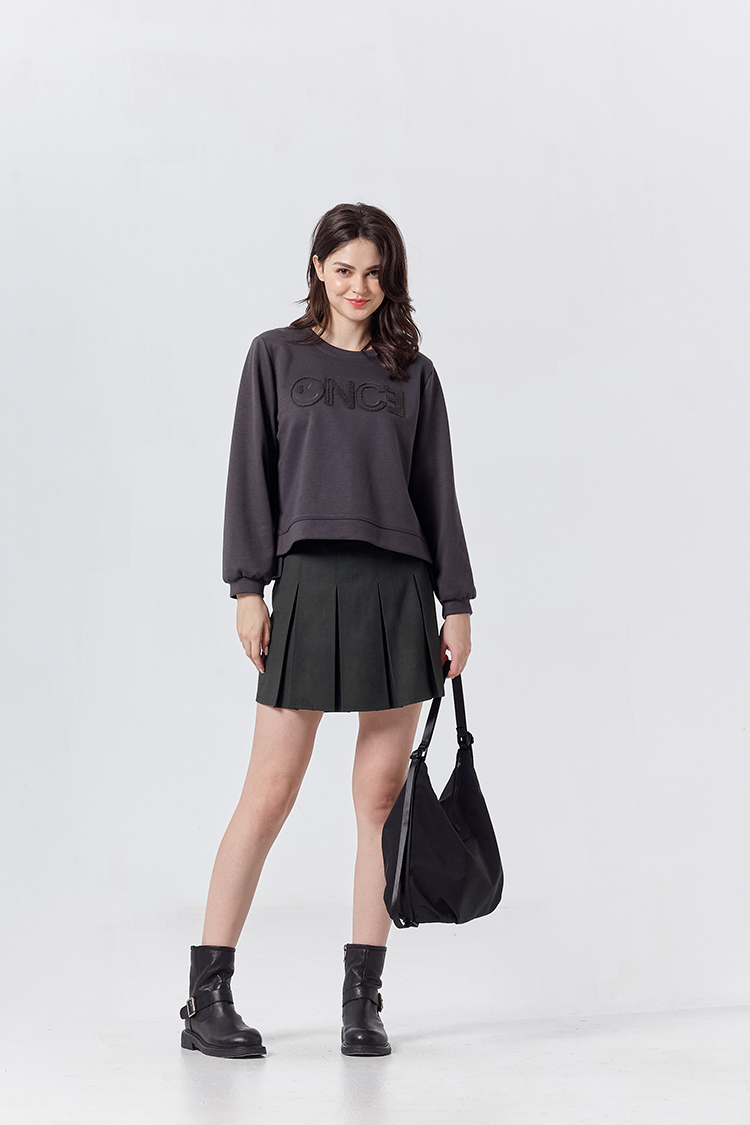 DITA輕正式質感百褶短裙