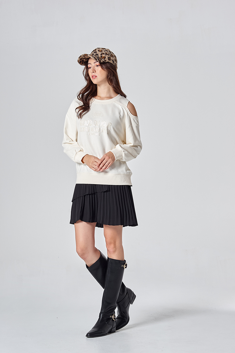 DITA層次感蛋糕百褶短裙