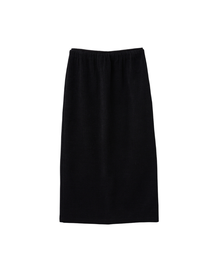 DITA簡約條絨鉛筆裙