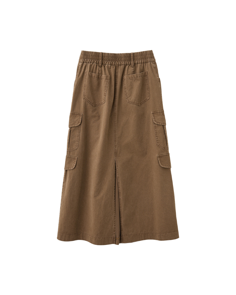 DITA兩穿式造型拉鍊工裝A字裙