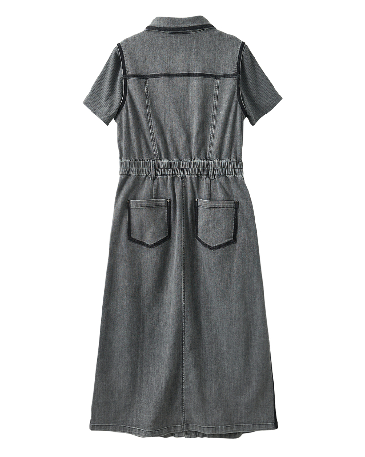 DITA甜酷水洗牛仔背心洋裝