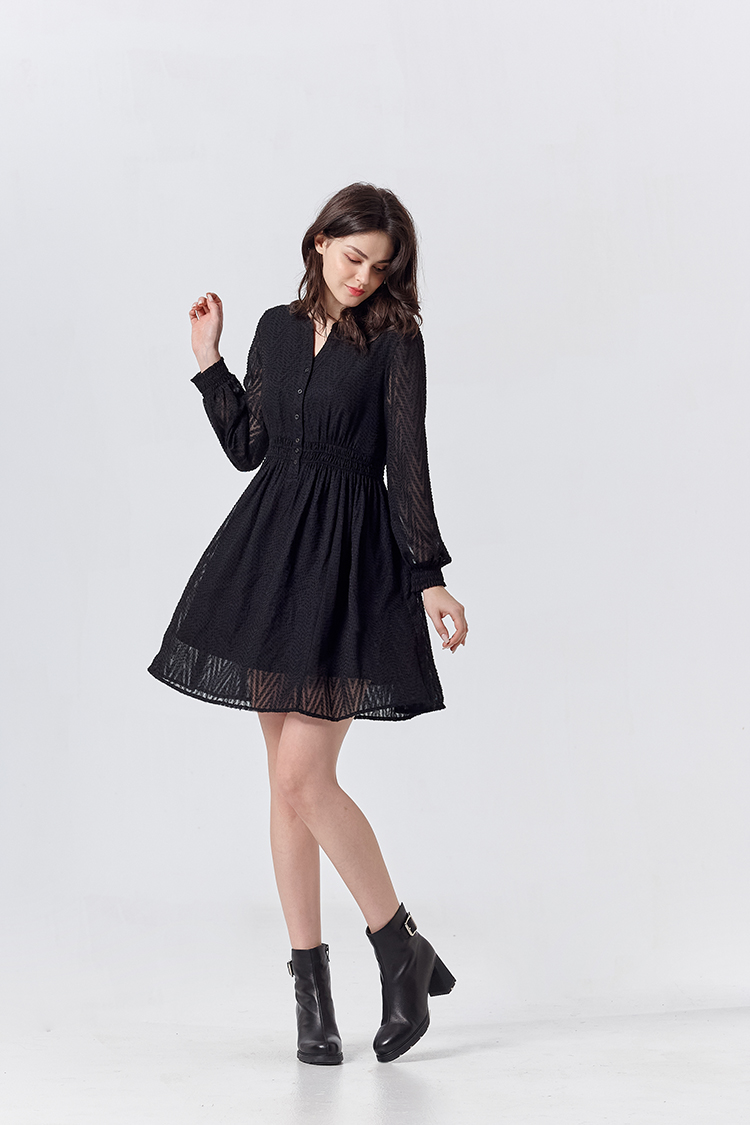 DITA浪漫薄紗組織短洋裝