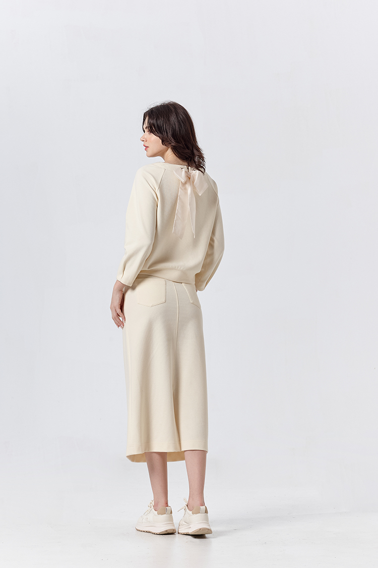 DITA兩件式氣質蝴蝶結套裝