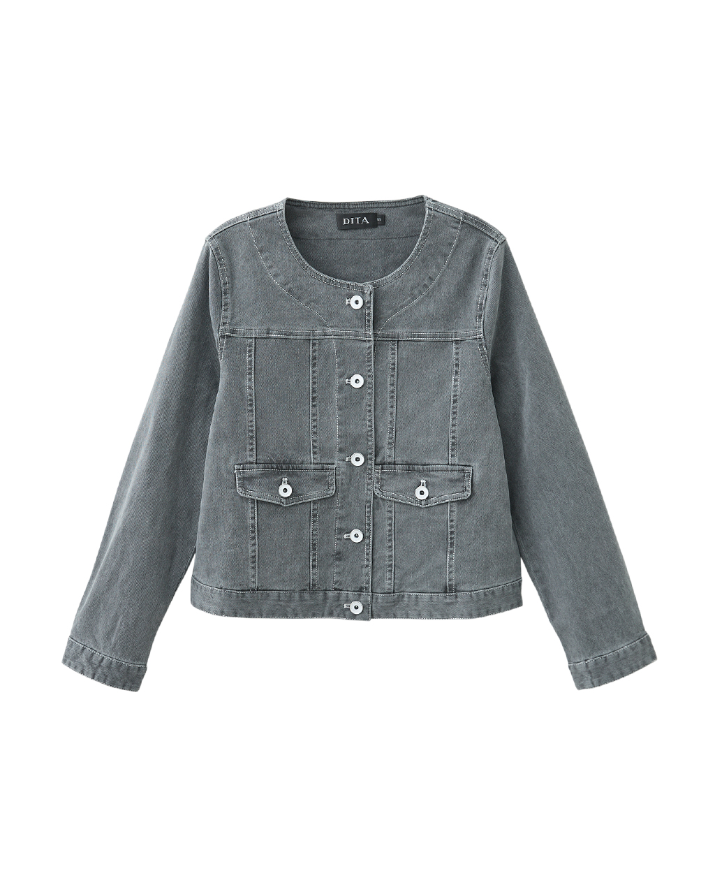 DITA甜酷個性水洗寬版夾克