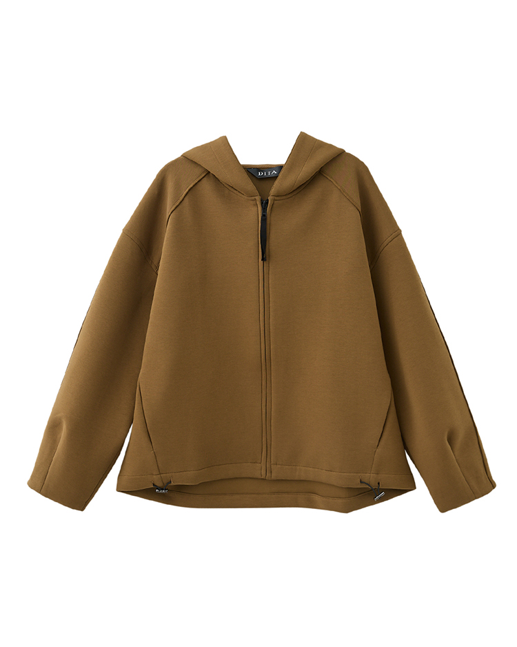 DITA微笑休閒太空棉抽繩外套