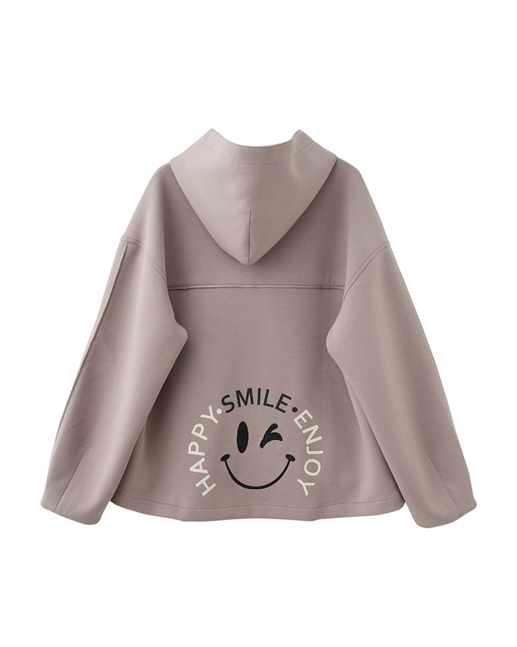 DITA微笑休閒太空棉抽繩外套